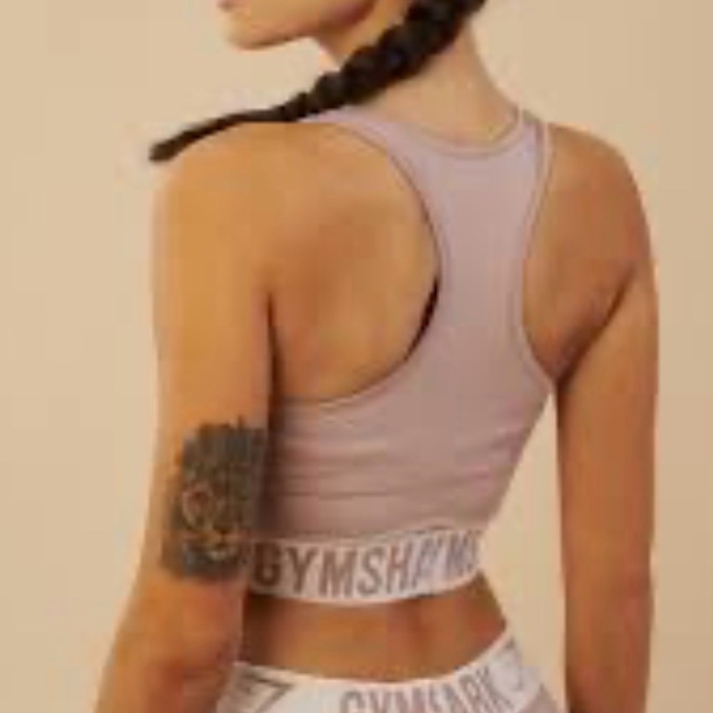 Gymshark Fit Womens Sports Bra Size XS Taupe Sand Athletic Gym - Picture 2 of 8